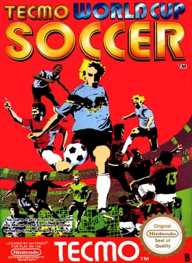 Tecmo World Cup Soccer (Europe) box cover front